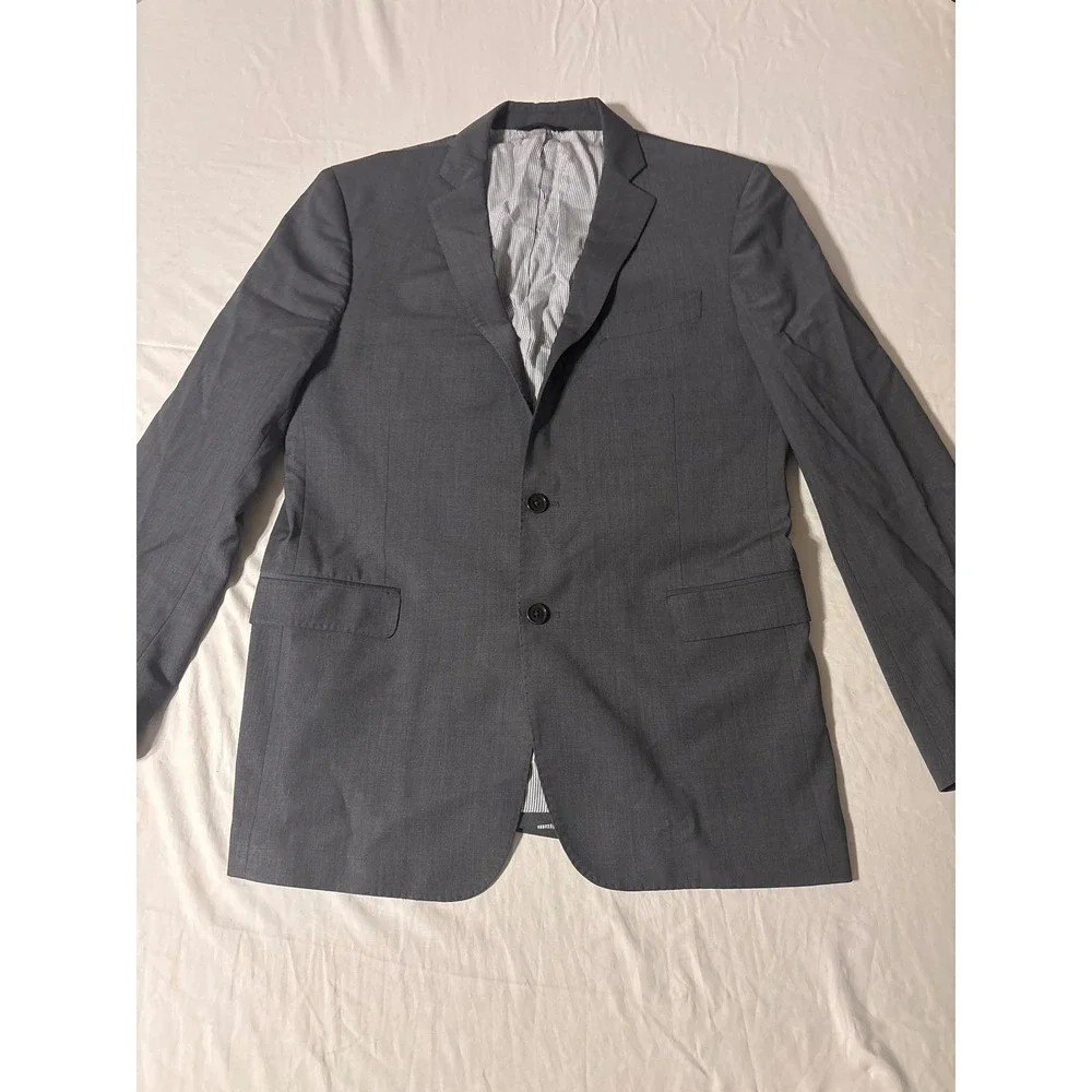 Brooks Brothers Explorer Blazer Mens 42L Gray Regent Fit 2-Button‎ Coat
